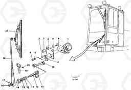 8376 Windscreen wiper, lower EW150C SER NO 689-, Volvo Construction Equipment