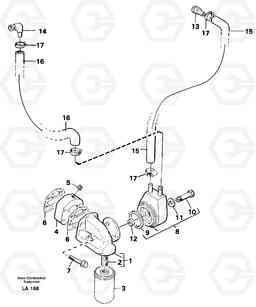 84020 Oil cooler EW150C SER NO 689-, Volvo Construction Equipment