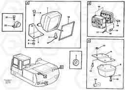 47213 Lighting, rear EW150C SER NO 689-, Volvo Construction Equipment