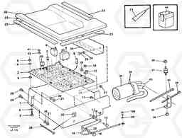 41882 Electrical distribution box EW150C SER NO 689-, Volvo Construction Equipment