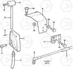 44534 Throttle control EW150C SER NO 689-, Volvo Construction Equipment