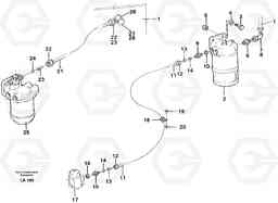 62530 Fuel system: Fuel tank - fuel pump EW150C SER NO 689-, Volvo Construction Equipment