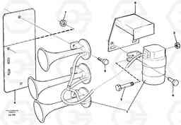 34679 Compressor horn EW150C SER NO 689-, Volvo Construction Equipment