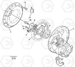 39802 Pump gear box EW150C SER NO 689-, Volvo Construction Equipment
