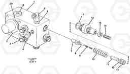 43465 Tank connection EW150C SER NO 689-, Volvo Construction Equipment