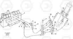 89543 Hydraulic system, boom EW150C SER NO 689-, Volvo Construction Equipment