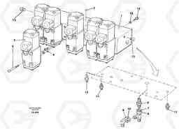 37955 Slew valve block, crawlers EW150C SER NO 689-, Volvo Construction Equipment