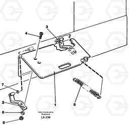 26740 Battery disconnector hatch EW150C SER NO 689-, Volvo Construction Equipment