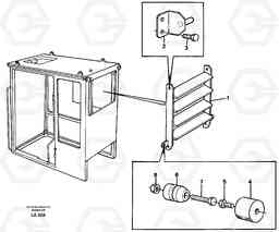 28218 Jalusi Rear window EW150C SER NO 689-, Volvo Construction Equipment