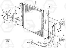 39257 Condensor with fitting parts Cooling agent R134 A EW150C SER NO 689-, Volvo Construction Equipment