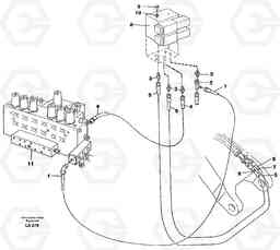 37957 Hydr. quick fit equipm. on super structure EW150C SER NO 689-, Volvo Construction Equipment