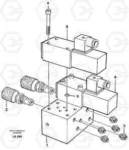 37952 Control block, end pos. dampening EW150C SER NO 689-, Volvo Construction Equipment