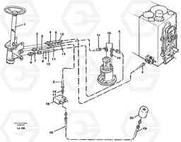 44948 Steering system in superstructure EW150C SER NO 689-, Volvo Construction Equipment