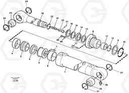 49046 Bucket cylinder EW150C SER NO 689-, Volvo Construction Equipment