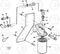 82975 Coolant filter EW150C SER NO 689-, Volvo Construction Equipment