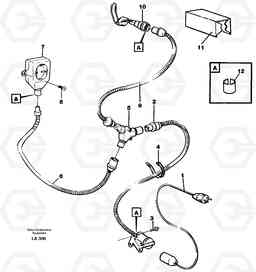 28324 Heater outlet, engine heater EW150C SER NO 689-, Volvo Construction Equipment