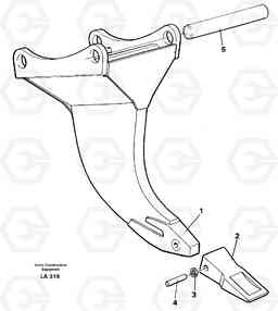 10124 Ripper EW150C SER NO 689-, Volvo Construction Equipment