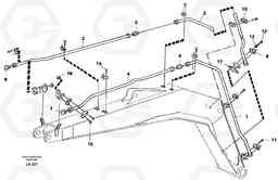 105724 Hydr, hammer, boom EW150C SER NO 689-, Volvo Construction Equipment