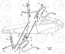 28098 Hammer equipment, dipper arm, 2.0 m/2.4 m EW150C SER NO 689-, Volvo Construction Equipment