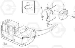 54048 Lighting, rear EW150C SER NO 689-, Volvo Construction Equipment