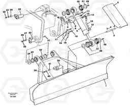 43771 Dozer blade,front 2,5 and 2,6 m EW150C SER NO 689-, Volvo Construction Equipment