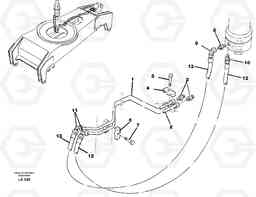 43764 Hydraulicsystem, dozerblad,front EW150C SER NO 689-, Volvo Construction Equipment