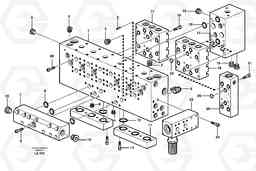 66724 Main valve assembly, assembly block EW150C SER NO 689-, Volvo Construction Equipment