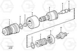 44130 Pressure limiting valve EW150C SER NO 689-, Volvo Construction Equipment