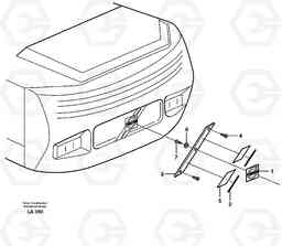 28223 Sign plates and transfer,outer location EW150C SER NO 689-, Volvo Construction Equipment