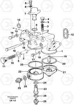 53537 Oil filter housing EC450 SER NO 1782-1909, Volvo Construction Equipment