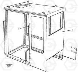 33633 Operator's cab EC450 SER NO 1782-1909, Volvo Construction Equipment