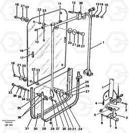 18765 Front window EC450 SER NO 1782-1909, Volvo Construction Equipment