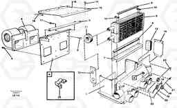 43563 Cab heater EC450 SER NO 1782-1909, Volvo Construction Equipment