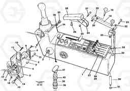 43573 Side panel, left EC450 SER NO 1782-1909, Volvo Construction Equipment