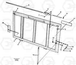 43533 Hatch, slewing gear box EC450 SER NO 1782-1909, Volvo Construction Equipment
