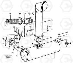 102743 Exhaust system EC450 SER NO 1782-1909, Volvo Construction Equipment