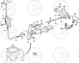 43008 Throttle control EC450 SER NO 1782-1909, Volvo Construction Equipment