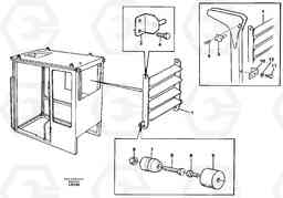 18775 Blind rear window, blind cab-protection EC450 SER NO 1782-1909, Volvo Construction Equipment