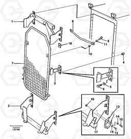 8533 Windscreen protection EC450 SER NO 1782-1909, Volvo Construction Equipment