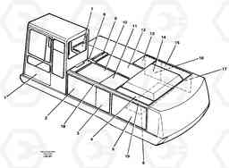 33634 Doors, hatches EC450 SER NO 1782-1909, Volvo Construction Equipment