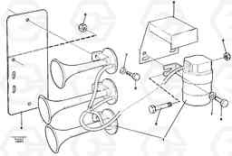 52816 Compressor horn EC450 SER NO 1782-1909, Volvo Construction Equipment