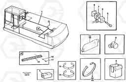 54051 Cable harness, upper section EC450 SER NO 1782-1909, Volvo Construction Equipment