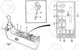 105071 Engine control panel EC450 SER NO 1782-1909, Volvo Construction Equipment