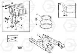 68725 Slewing ring attachment EC450 SER NO 1782-1909, Volvo Construction Equipment