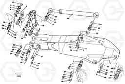 37836 Backhoe dipper arm incl. connections EC450 SER NO 1782-1909, Volvo Construction Equipment