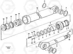 49218 Bucket cylinder EC450 SER NO 1782-1909, Volvo Construction Equipment