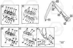 37834 Attachements, handling equipment, 2 pcs EC450 SER NO 1782-1909, Volvo Construction Equipment