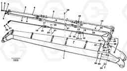 37347 Tubes, assembly, handling dipper arm 6.5m EC450 SER NO 1782-1909, Volvo Construction Equipment