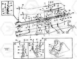 40332 Tubes, assembly, handling boom 7.0m EC450 SER NO 1782-1909, Volvo Construction Equipment