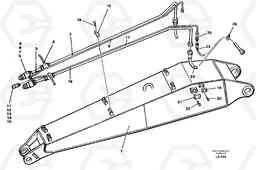 73208 Tubes, assembly, jib 3.25m EC450 SER NO 1782-1909, Volvo Construction Equipment